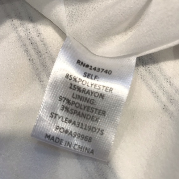 NWT - Aftermrkt white and blue striped dress - Picture 4 of 7